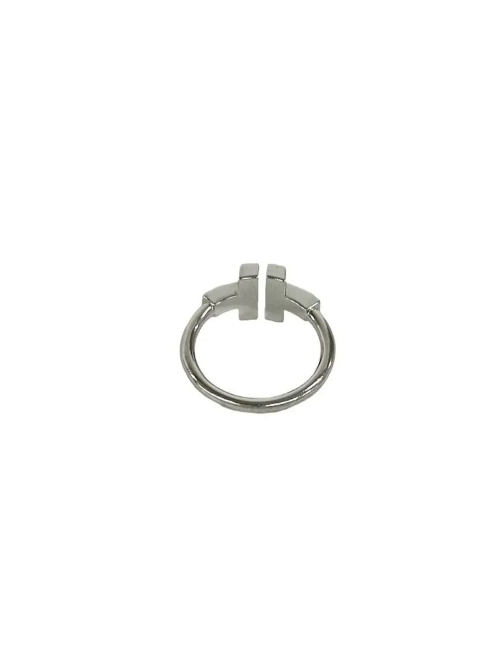 Tiffany & Co T Wire Ring Diamond Turquoise White Gold